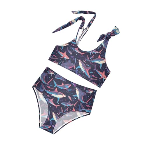 Wusikd Sharks Girls Swimsuits Two Piece Swimming Swimwear Bikini Set for for Girls Size 3T3
