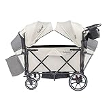 Larktale Caravan V3 Stroller, 2-Seater Kids Wagon, 207 lb Capacity, Newport Taupe