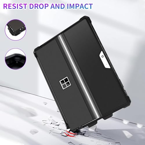 Coque Surface Pro 7+ robuste tout-en-un avec dragonne et support - 7