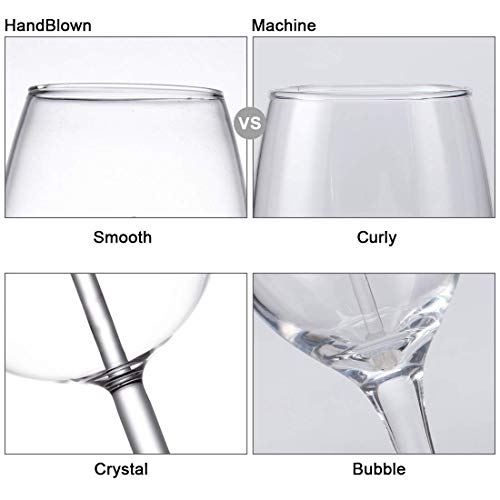 2 Pack Starfish Wine Glasses 10 Oz Crystal Goblets Red Wine Glasses Novelty Great Gift For Women Men Wedding Anniversary New Year Christmas Birthday Party #TOP6