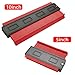 Contour Gauge Set, 5 and 10 inch Measuring Profile Tool, Shape Duplicator for Tiles, Pipes, Irregular Shapes (5 inch)