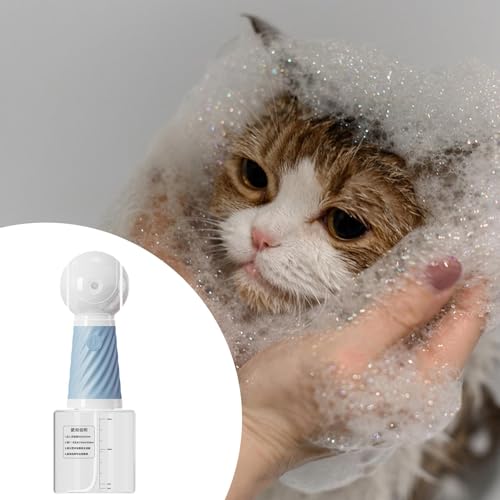 IEUDNS Espumador de xampu para animais de estimação, chuveiro elétrico para cães, desenho animado, d