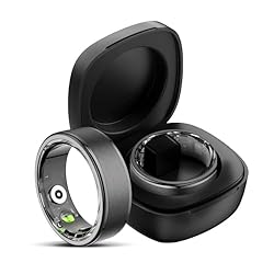 findtime Smart Ring for Men Women Smart Ring Android iOS Fitness Ring Pedometer Heart Rate Blood Oxygen Sleep Monitor Step Counter Activity Tracker for Sports Time, Distance, Calories,BK12