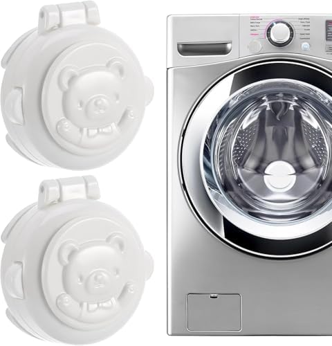 Aputue Çocuk güvenlik düğmesi, 4 adet evrensel çocuk koruma kapağı, ocak düğmeleri ve çamaşır makinesi için bebek güvenlik kilidi, toz geçirmez güvenlik basma düğme kapağı - Görsel 4