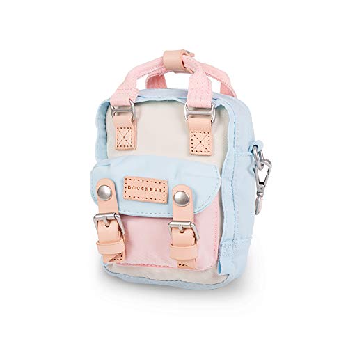 Doughnut Macaroon Crossbody Bag Tiny Multi Color 1L Women Girl Casual Crossbody Cell Phone Bag Purse Handbag (Cream X Iceberg X Sakura) #TOP2