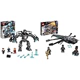Este set de construcción LEGO Marvel Iron Man cuenta con extremidades articuladas y una suspensión funcional que conecta el cuerpo con los hombros para un movimiento realista