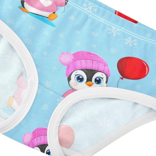 Joisal Cute Penguin Light Blue Girls Underwear Toddlers 2t Cotton Girl Panties Cute Animals Kids Undies Briefs4