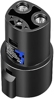 J1772 to Tesla Charger Adapter Ideal Tesla Accessories 80AMP /250V /AC for Tesla Model S/3/X/Y Fast Charging Compatible with J1772 Charger Station Level 1/2 with Lock LaTough [for Tesla Owner only]