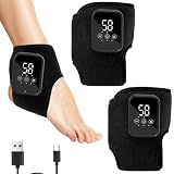 2 Stück 3-in-1 Fußmassagegerät, Cordless Fussmassagegerät Elektrisch...