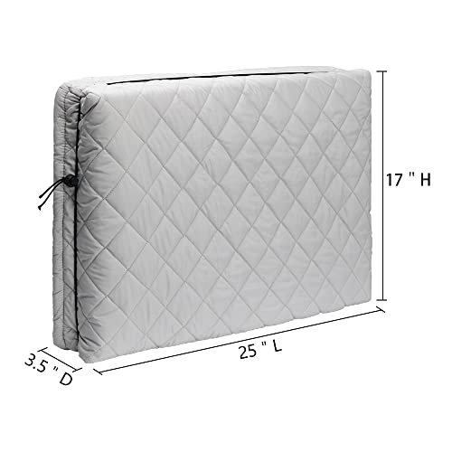 Image of Indoor Air Conditioner Cover Window AC Unit Cover with Drawstring Double Insulation for Inside(25 inchx17 inchx3.5 inch)