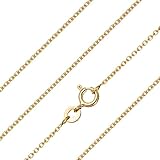 Aeon Collar de plata de ley 925, 0,7-2 mm, cadenas de 40,6 - 76,2 cm, para estilos en capas, regalos o reemplazo de colgante, 22, Metal, Sin piedra preciosa