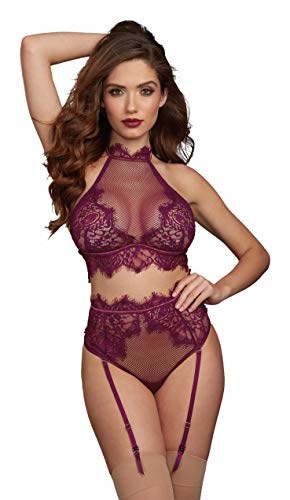 Bralette Dreamgirl pour femme en dentelle fine et finitions haute couture
