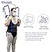 EZ Assistive Comfort Padded Patient Lift Walking Sling,500lbs Safety Loading Weight,Medical Hoist Standing Aids for Ambulating Support Training-Small Size (Black-1-S)
