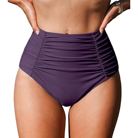 Bas de bikini taille haute CUPSHE Cover