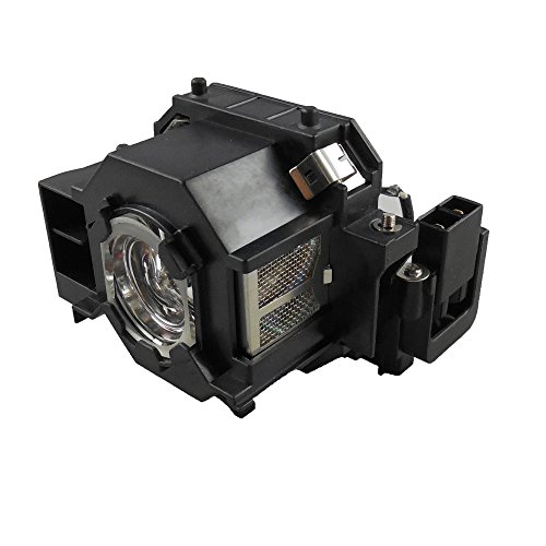 Supermait EP41 Lámpara Bulbo Bombilla de repuesto para proyector con carcasa Compatible con Elplp41 Compatible con PowerLite 77c PowerLite 78 PowerLite S5 PowerLite S6 PowerLite W6 EX21 EX30 EX50