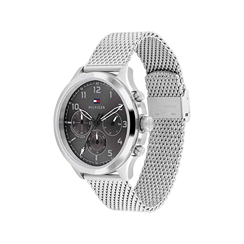 Tommy Hilfiger Round Stainless Steel Dial Analog Watch - TH1791851W - Image 3