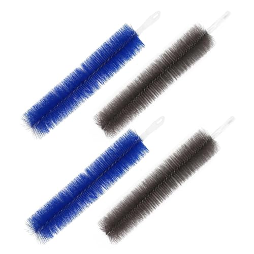 MALUGOGO 4 Piezas Cepillo Limpiador de Ventiladores Cerdas de Nylon Práctico y Cómodo para Limpiar Aspas y Electrodomésticos Domésticos