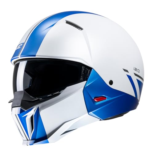 Casque moto jet HJC i20 Batol MC2SF XS pour rouler sans gêne avec des lunettes
