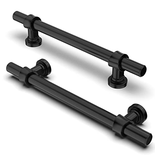 FURNIWARE Pack of 10 Furniture Handles, 128 mm Borehole Spacing, Furniture Handles, Cabinet Handles, Kitchen Cabinet Handles