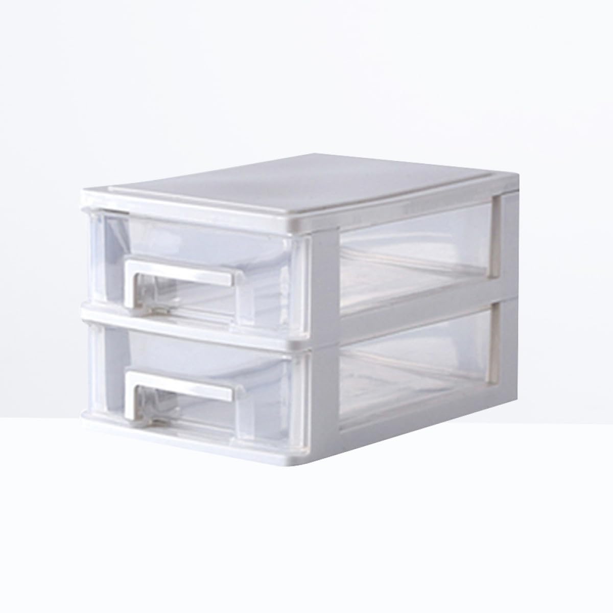 Transparente Kunststoff aufbewahrungsbox Lagigem Schubladenschrank Mittlere Multifunktional Tragbar als Schreibtisch organizer für Büro Wohnzimmer und Bad