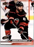 2023-24 Upper Deck #287 Jordan Martinook Carolina Hurricanes NHL Hockey Series 2 Base Trading Card