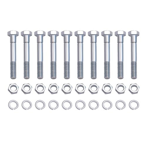 XTPTFABS 70060-01338 Snowblower Shear Bolts,10 Pack,Strong Stainless Steel