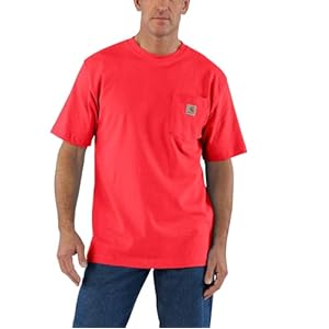 Carhatt Mens Loose Fit Heavyweight ShortSleeve Pocket TShirt