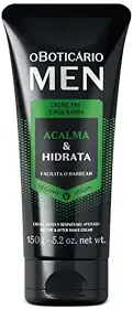 O BOTICÁRIO MEN CREME PRÉ E PÓS BARBA 150g