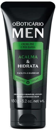 O BOTICÁRIO MEN CREME PRÉ E PÓS BARBA 150g