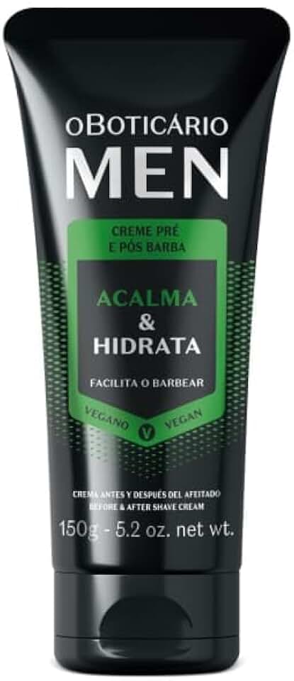 O BOTICÁRIO MEN CREME PRÉ E PÓS BARBA 150g