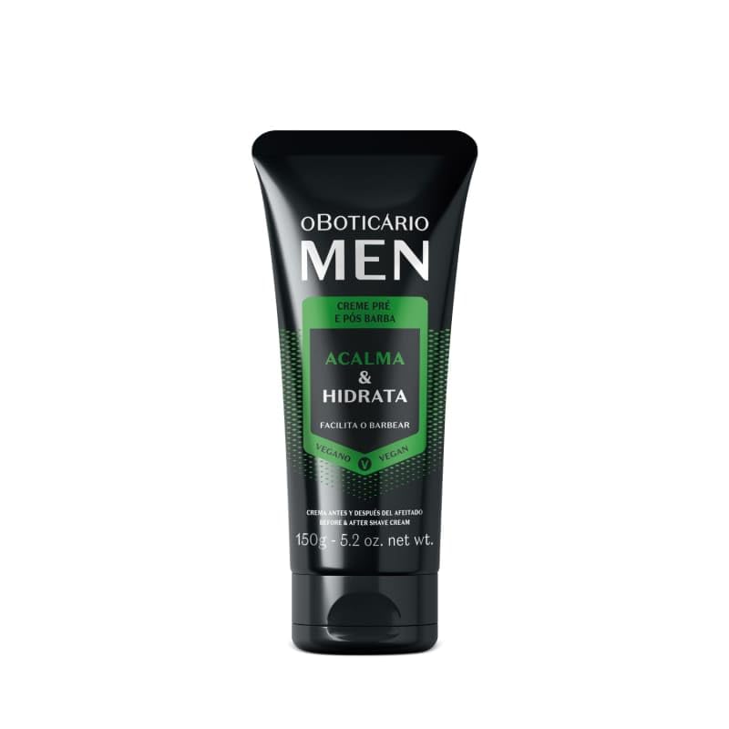 O BOTICÁRIO MEN CREME PRÉ E PÓS BARBA 150g