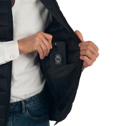 Alpine Swiss Clark Mens Puffer Vest Down Alternative Water Resistant Packable Outerwear Zip Up Pockets Warm Versatile Layer4