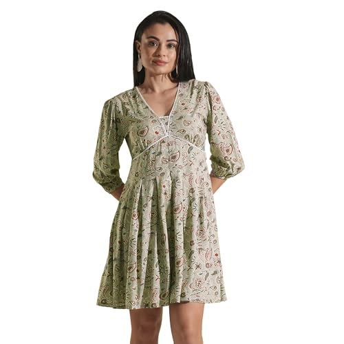 Image of Globus Women Ethnic Dress (GS574412 Pink XS)