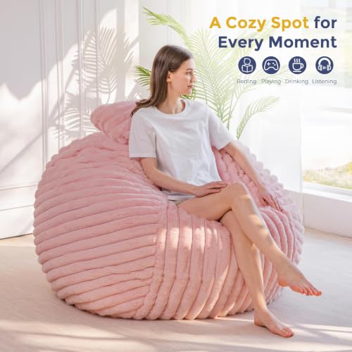MAXYOYO Bean Bag Chair, Giant Bean Bag Chair for Adults with Pillow by MAXYOYO - Used condition - Image 7