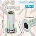 Moicstiy 25Pcs Steel Multi Grip Rivet Nuts Pre Bulbed Shank Zinc-Plated Flat Head Threaded Insert Nut Construction Fasteners for Industrial (5/16-18)