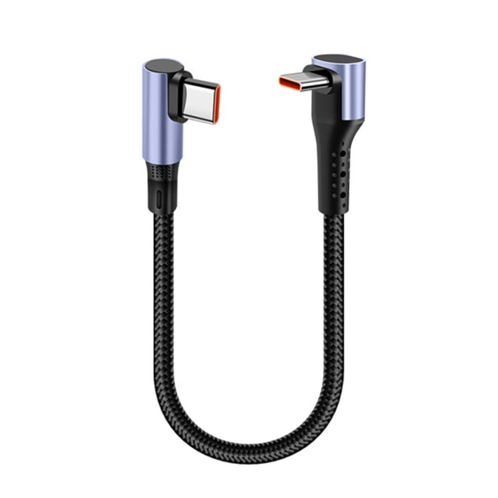 Krótki kabel USB C typu C szybkie ładowanie typ C do typu C transfer danych