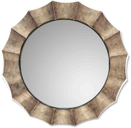 Uttermost, Antique Silver 06048 P Gotham U Mirror, 41.0" L x 41.0" W x 1.5" D