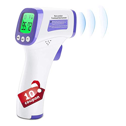 Non Contact Forehead Thermometer - Medical Infrared Thermometer with Fever Alarm,Accurate Digital Thermometer Gun for Baby Kids and Adults