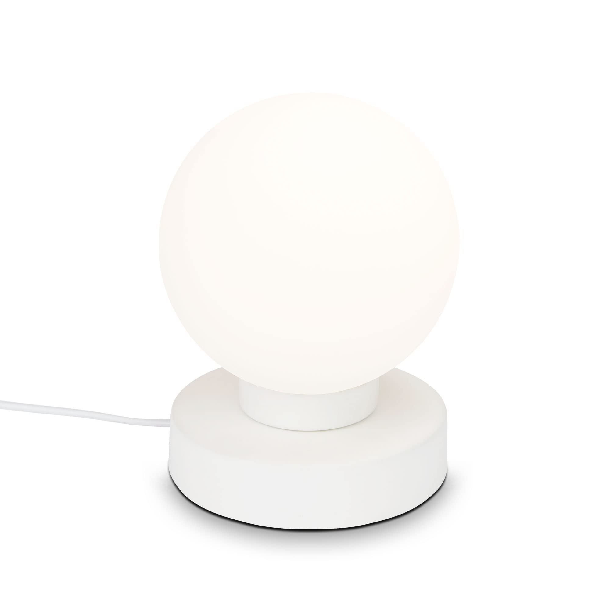 Lampe de Chevet Briloner en Verre Opale - Design Élégant et Polyvalent