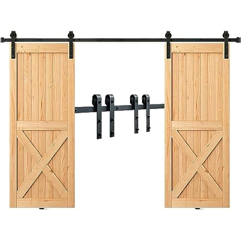 VEVOR 8FT Heavy Duty Sliding Barn Door Kit Cover