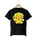 Produktbild OKIWOKI Pokémon Lustiges Schwarz Jungen Kinder T-Shirt - Pikachu (Pokémon Parodie signiert Hochwertiges T-Shirt in Größe 11-12 Jahren - Ref : 881)