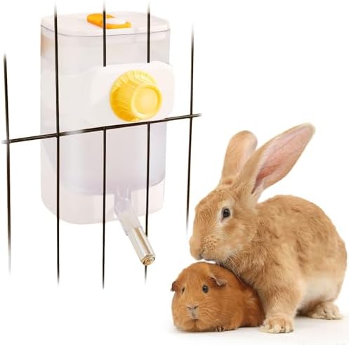Oncpcare Dispensador De Água Para Coelhos 24 Oz Sem Gotejamento G...