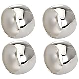 SILBERKANNE Serviettenringe Hamburg Ø 4,0 cm 4er Satz Premium Silber Plated edel versilbert. Fertig zum verschenken mit schicker Geschenkverpackung