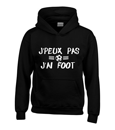 Edward Sinclair XLARGE Black Hoodie J'PEUX Pas Jai Foot with White Print Cover