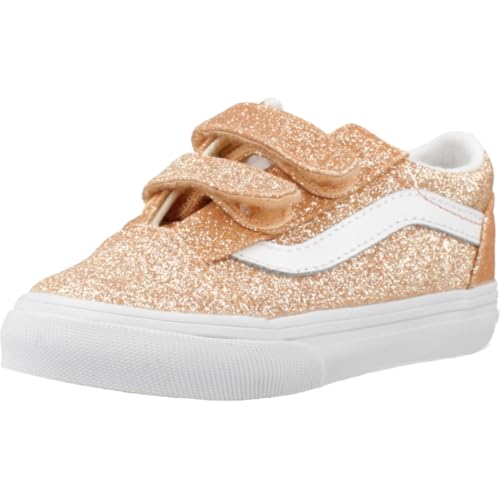 Baskets Vans Old Skool V Fille Paillettes pour l'École et les Loisirs