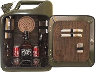 Die Männerbar für echte Kerle für Flasche und Getränkedosen – genialer Kanister als Männergeschenk/Männerhandtasche für Ge...