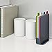 Joseph Joseph 60098 Index Cutting Board Set with Storage Case Plastic Color Coded Dishwasher-Safe, Mini, Gray