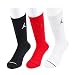 Nike Jordan Jumpman Dri-Fit Crew Socks 3 Pack Multi SX5545-011 (Large 8-12)