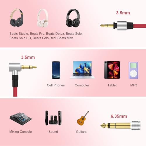Cable Extensor Auxiliar de Audio 3.5mm Compatible con Beats miniatura 2