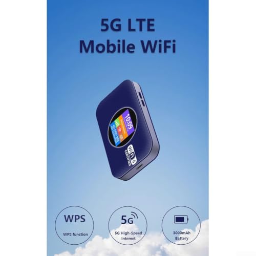 Router 4G LTE portatil para camping y viajes con conexion de 4 antenas 5